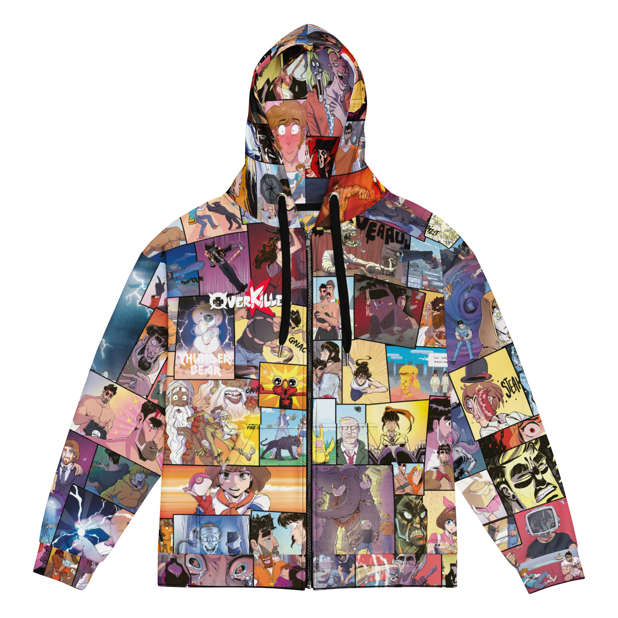 Sweat à capuche zippé Overkiller – Image 10