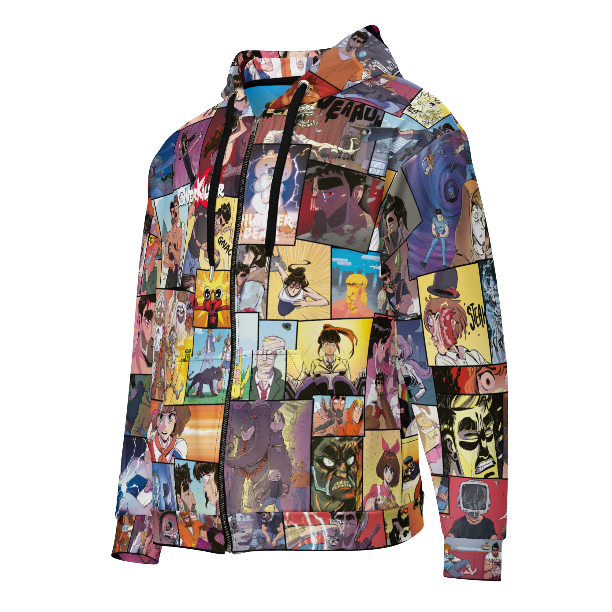 Sweat à capuche zippé Overkiller – Image 7