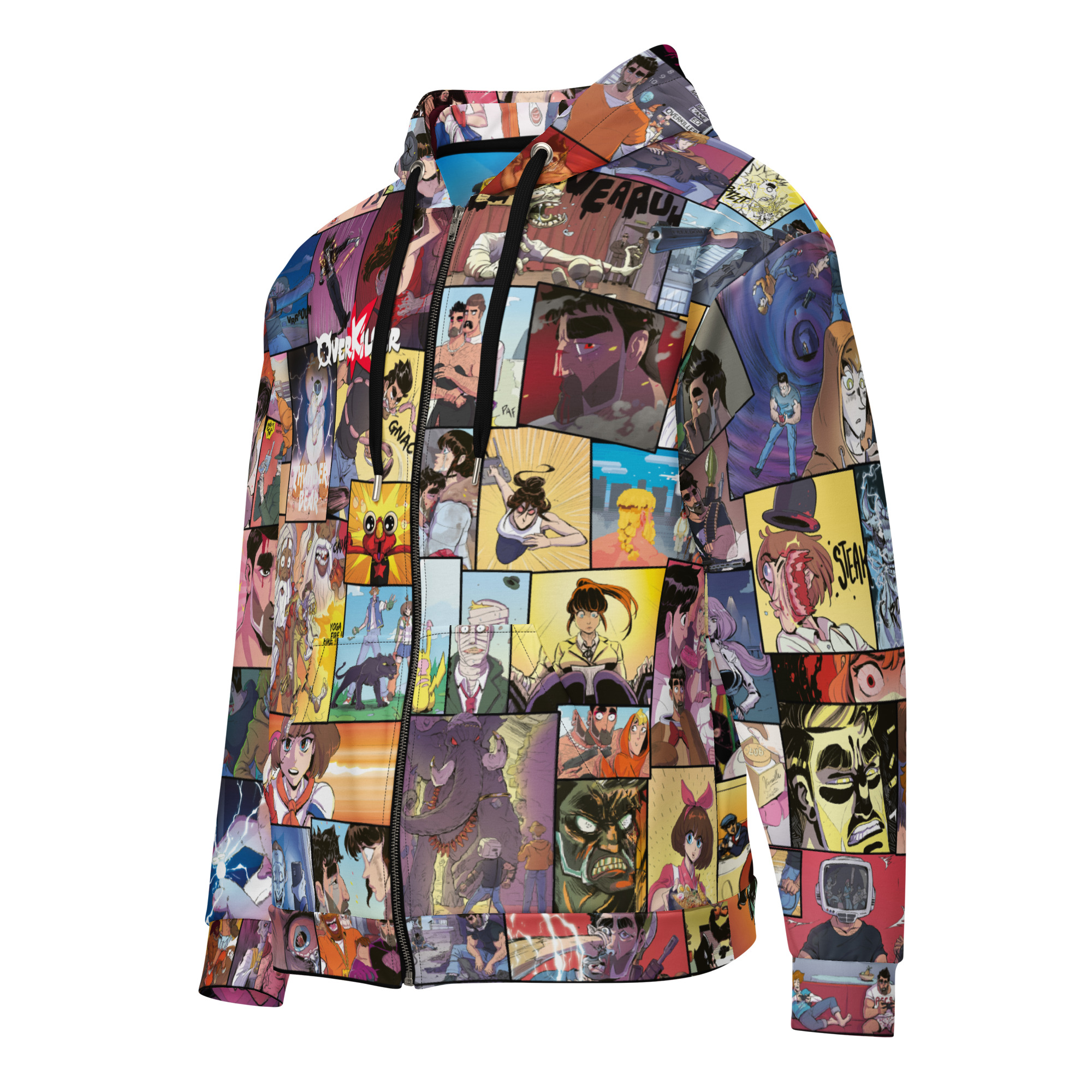 Sweat à capuche zippé Overkiller – Image 11